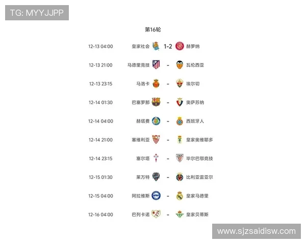 新浪体育西甲赛程表发布及比赛亮点总结